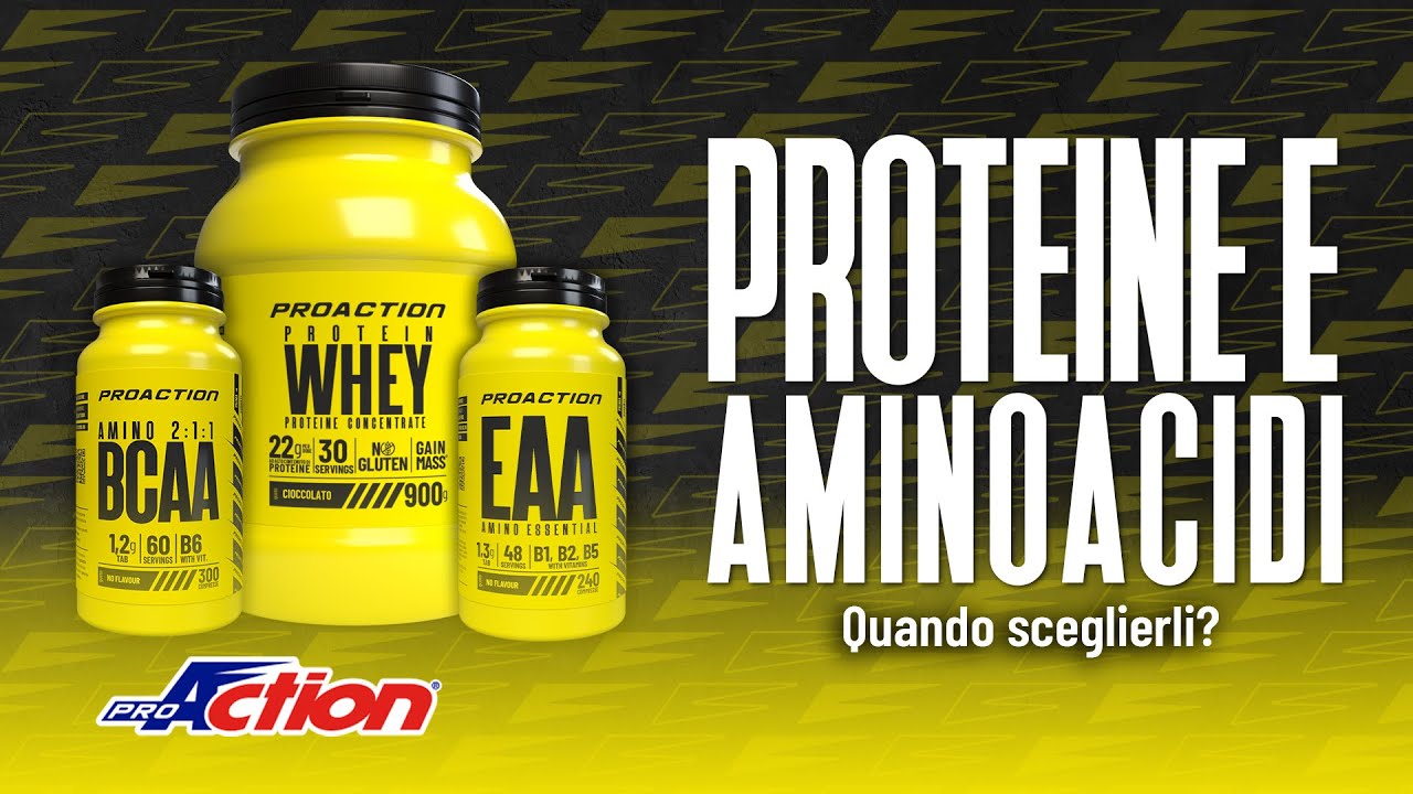 Proteine e aminoacidi: quando sceglierli?