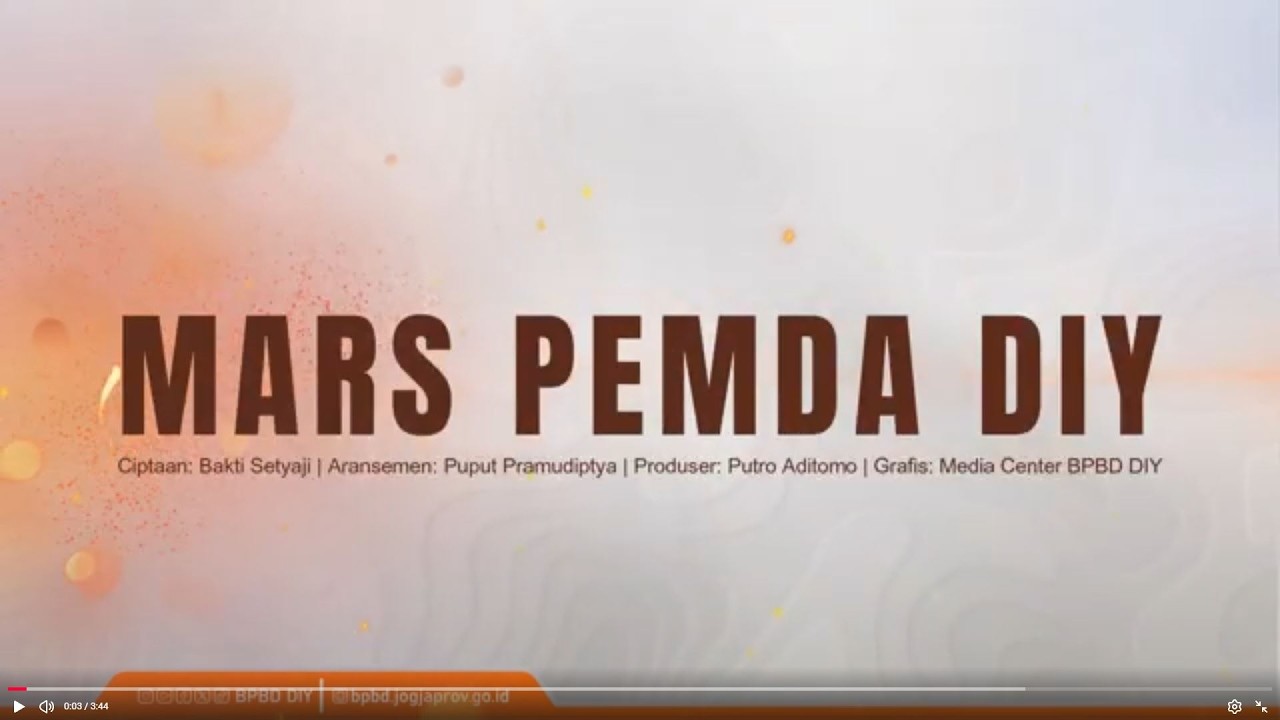 Mars Pemda DIY  dengan vocal Lirik Besar