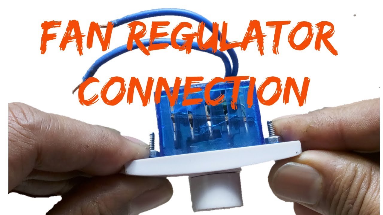Fan regulator connection and fan speed control