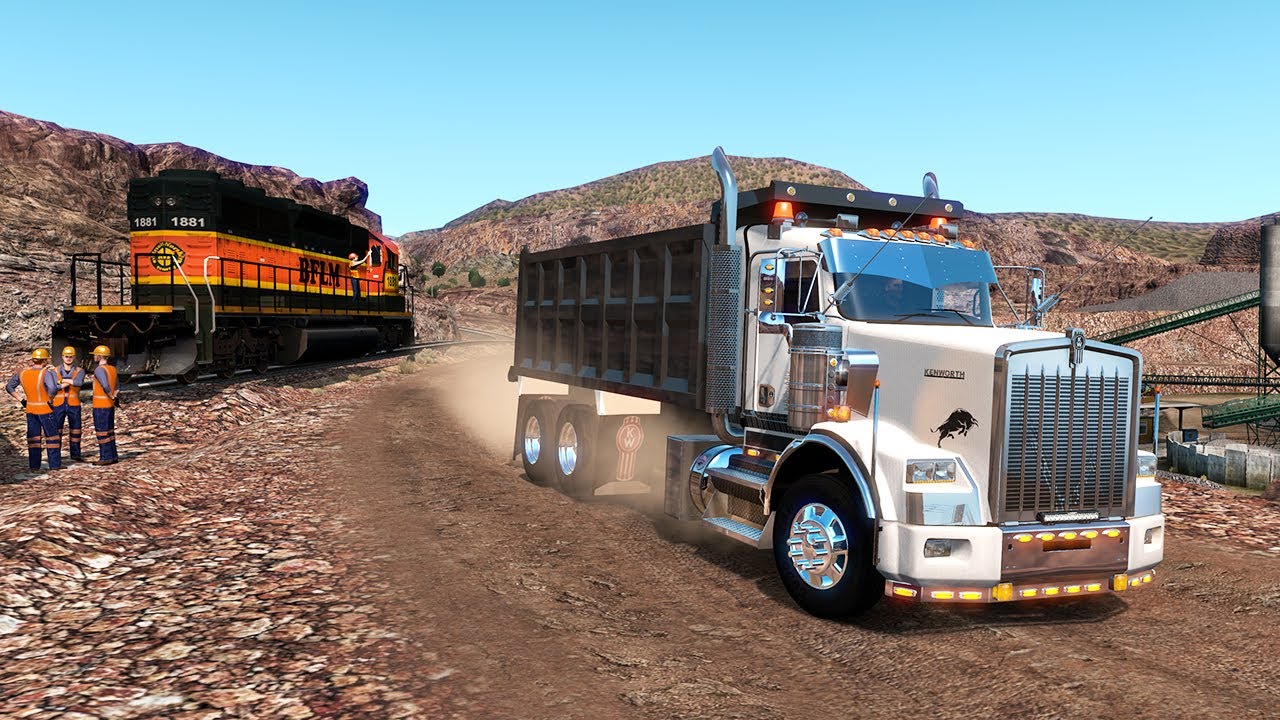 KENWORTH T800 VOLTEO (tuning) LA MINA MÉXICO SUBIDA COMPLICADA CARRETERA INFERNALES MODS ATS