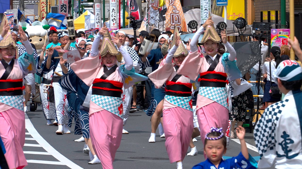 KANAGAWA: Minkaen-dori Summer Festival 2025 - Parade | Japan