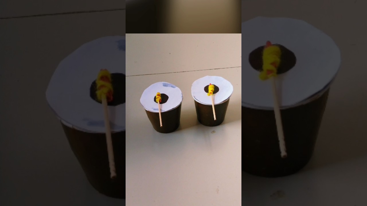 Tea cup craft idea/Drum/musical instrument