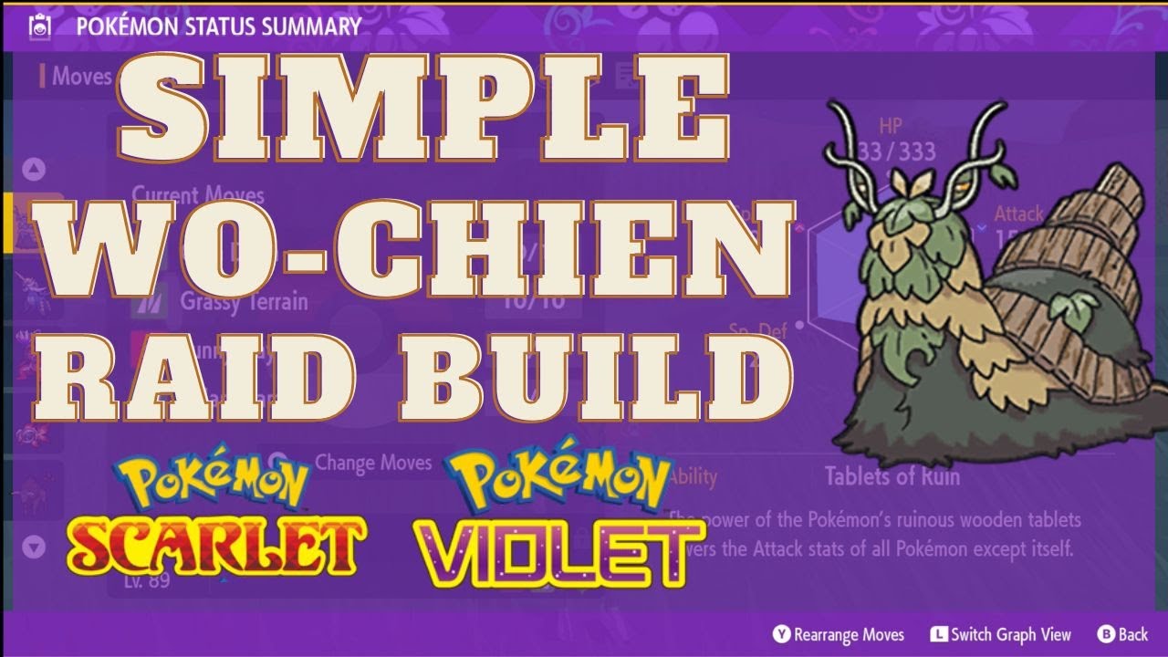 The Ultimint Wo-Chien Tera Raid Build - Pokemon Scarlet/Violet Raid Builds for Beginners