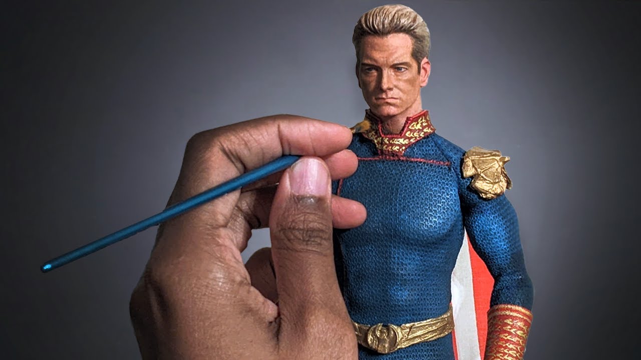 I Made a Custom Homelander Figure of Antony Starr