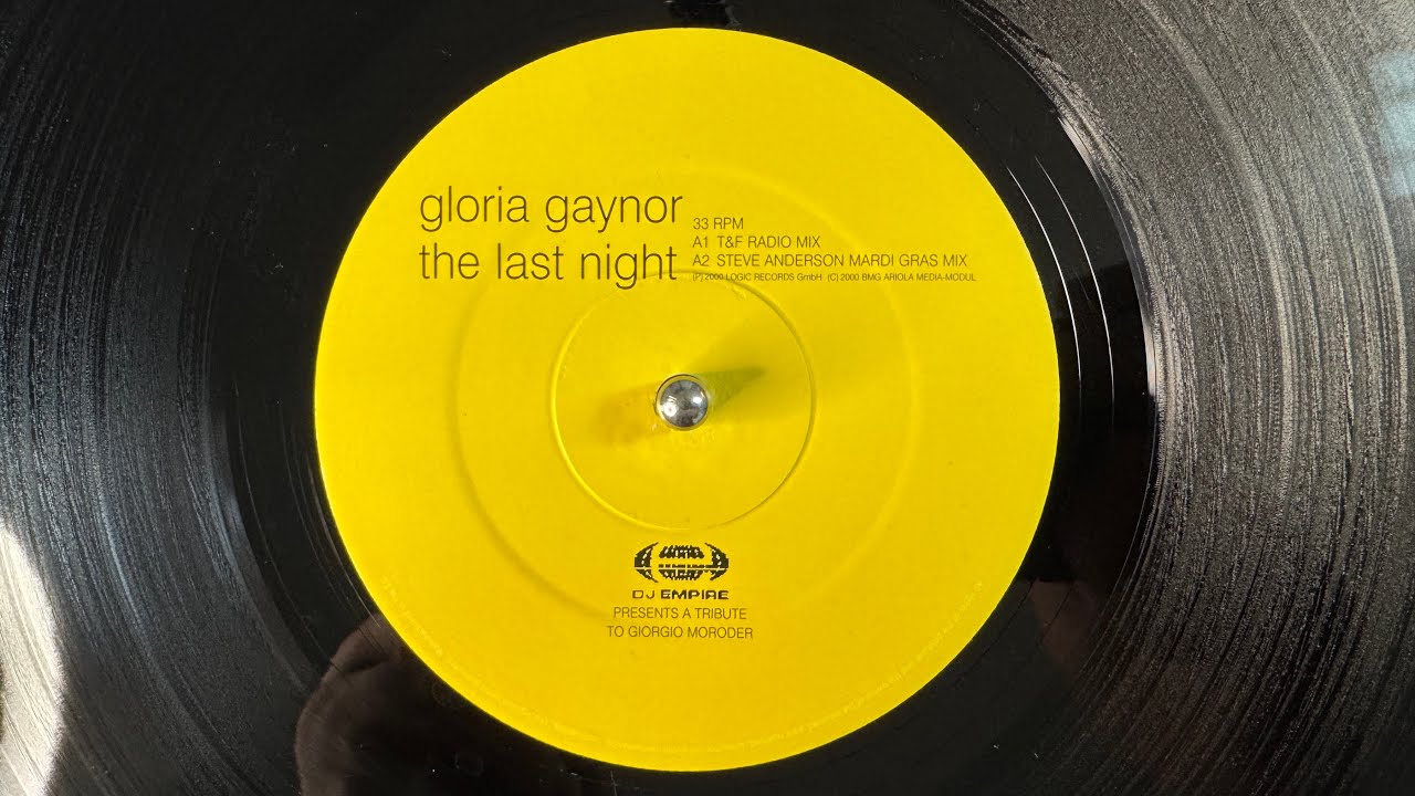 Gloria Gaynor – The Last Night (T&F Radio Mix) - Logic Records – 74321751491 (2000)