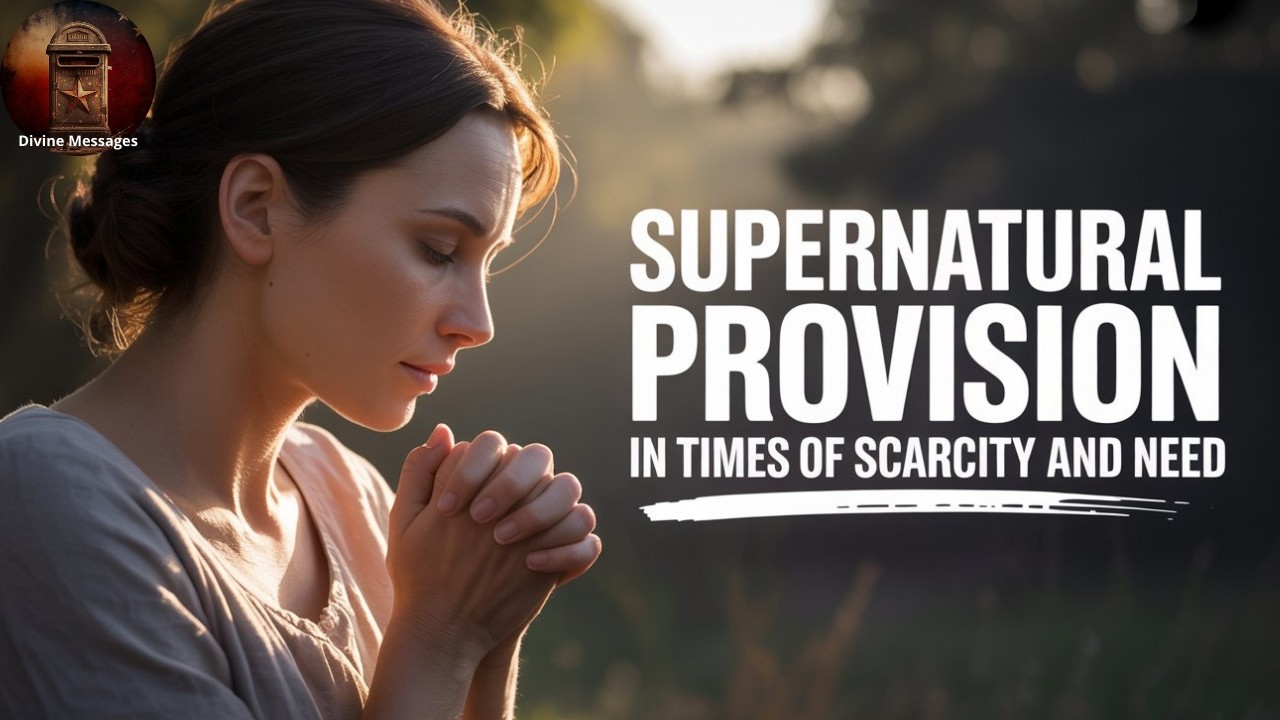 Supernatural provision in times of scarcity and need | Morning Prayer #39