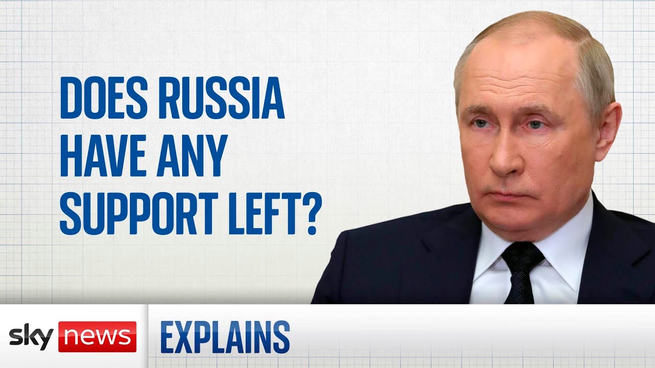 Does Russia have any support left for its role in the Ukraine war?
