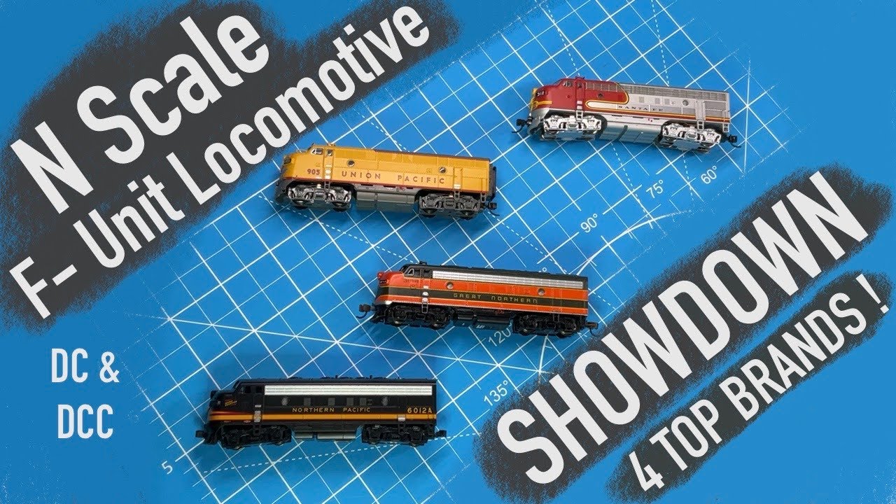 N Scale 4-brand Locomotive showdown! Modern F3/F7 comparison & buyers' guide!