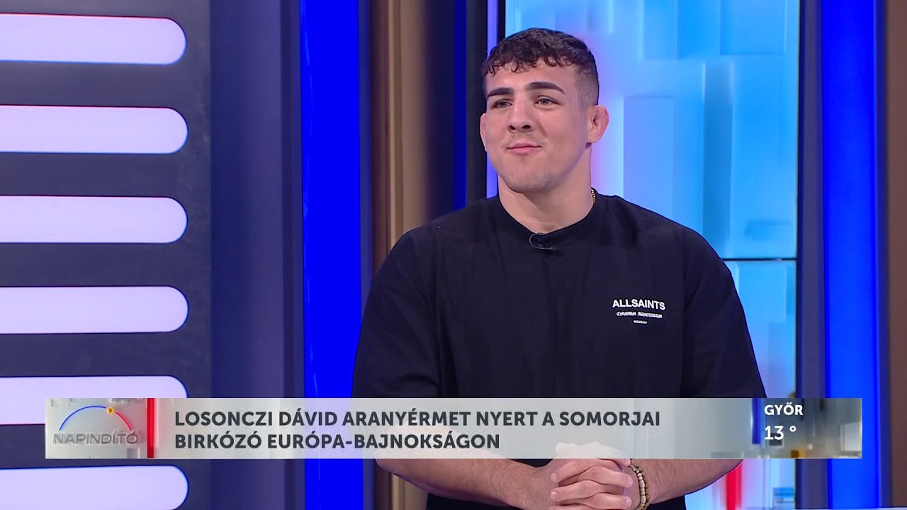Losonczi Dávid aranyérmet szerzett a birkózó Eb-n- HÍR TV+