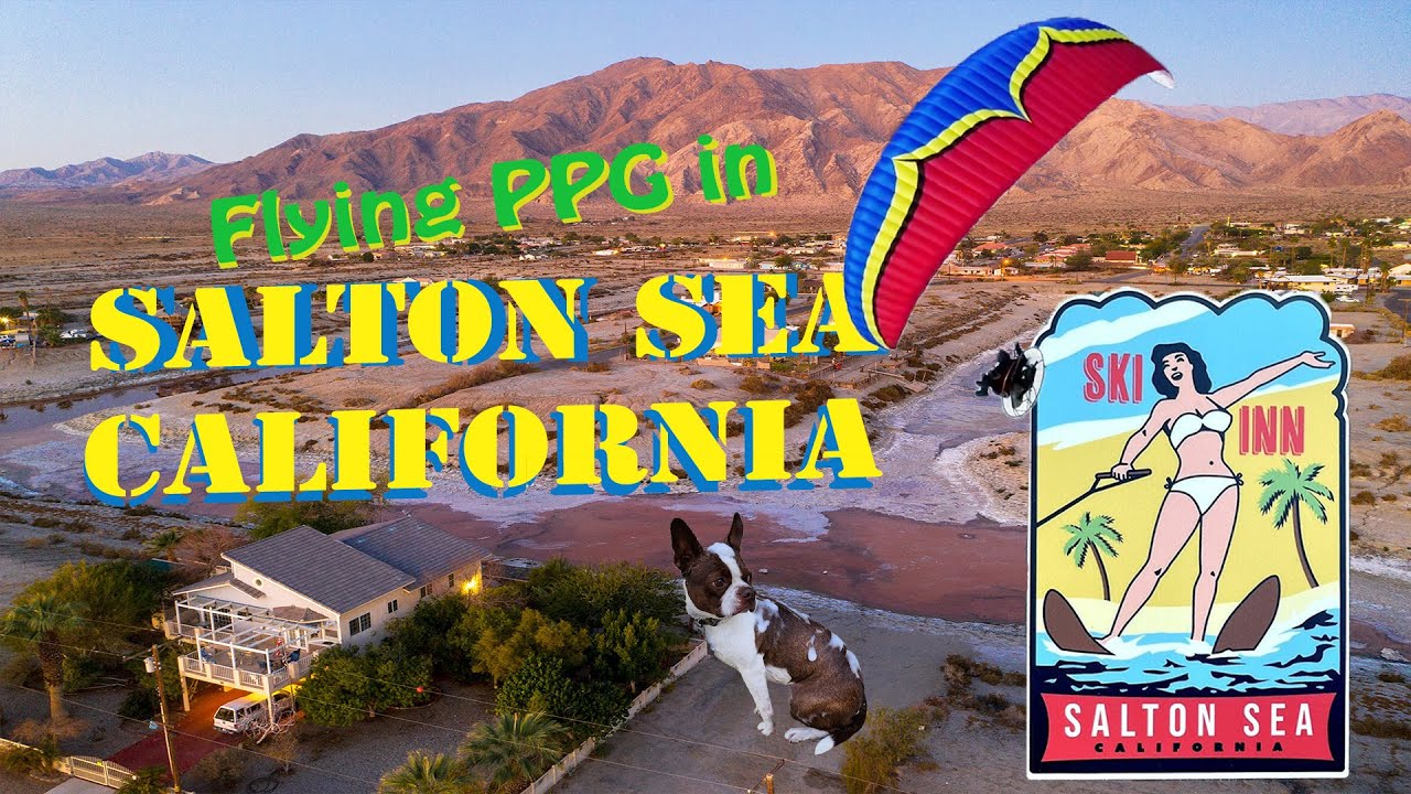 Paramotor Fly-in at Salton Sea in California
