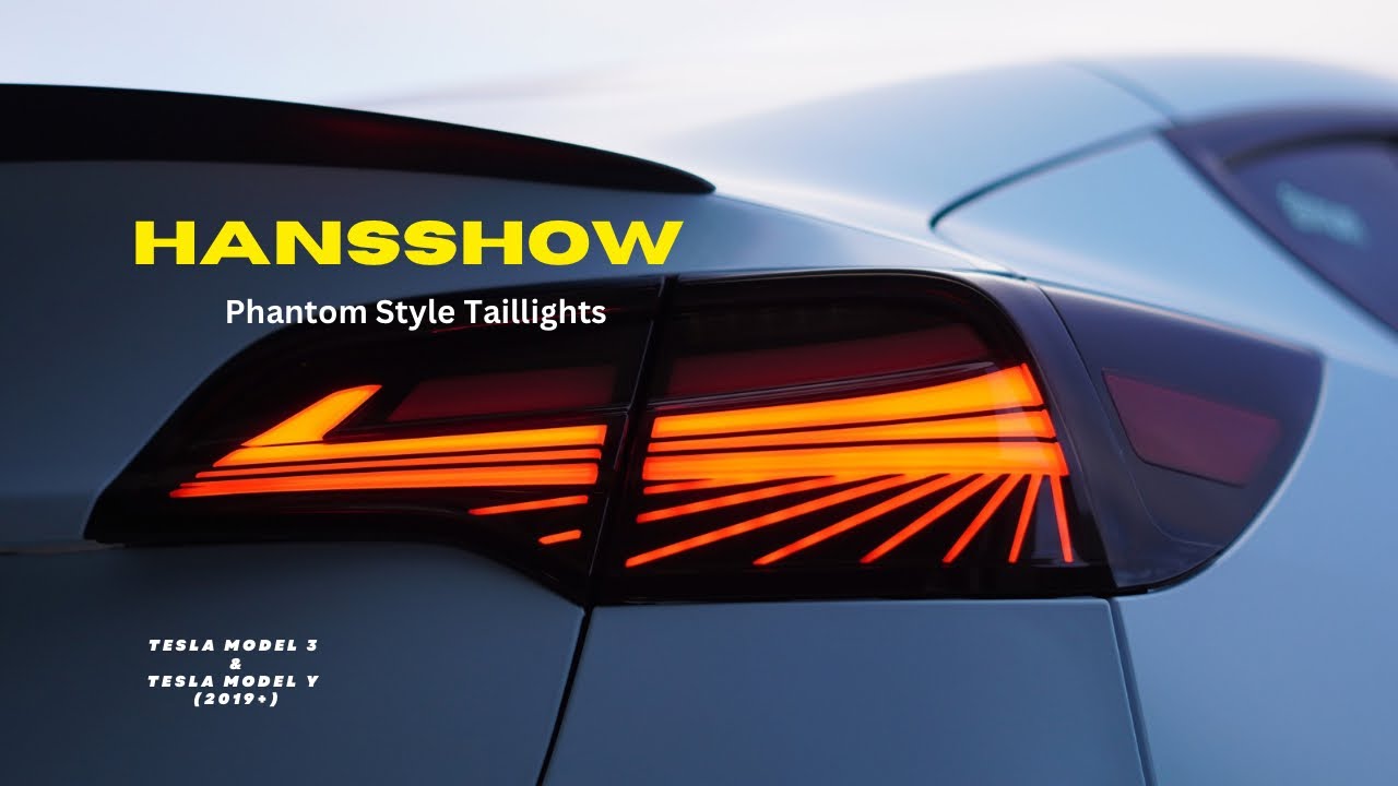 The BEST DIY Taillights for your Tesla | Phantom Style | Hansshow | Install