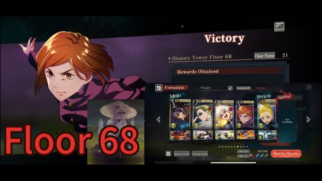Floor 68 - with Red Nobara ! One of the annoying floor !! JJK Phantom Parade