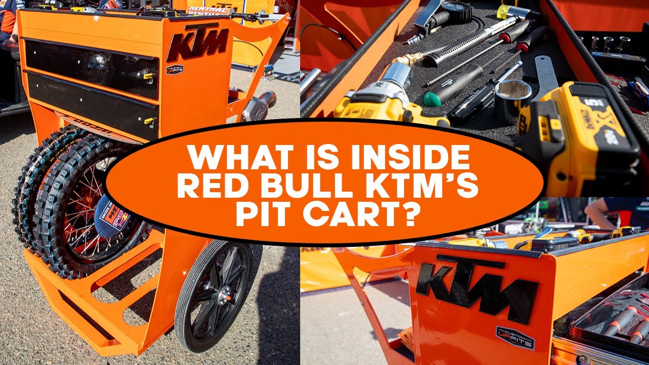 What Is Inside Red Bull KTM's Pit Cart?