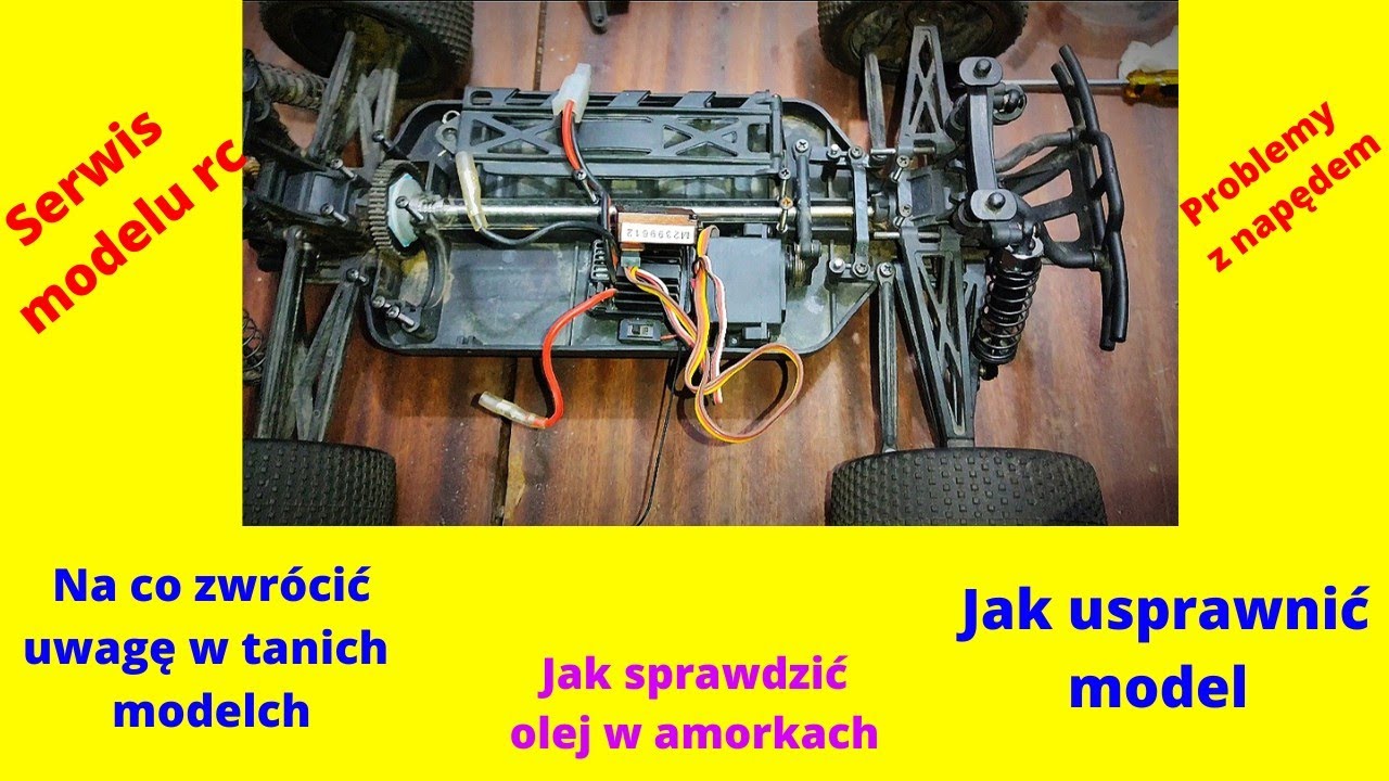 RC Cars serwis taniego modelu| Problem z napędem| amortyzatory słabo odbijają| co warto zrobić w RC