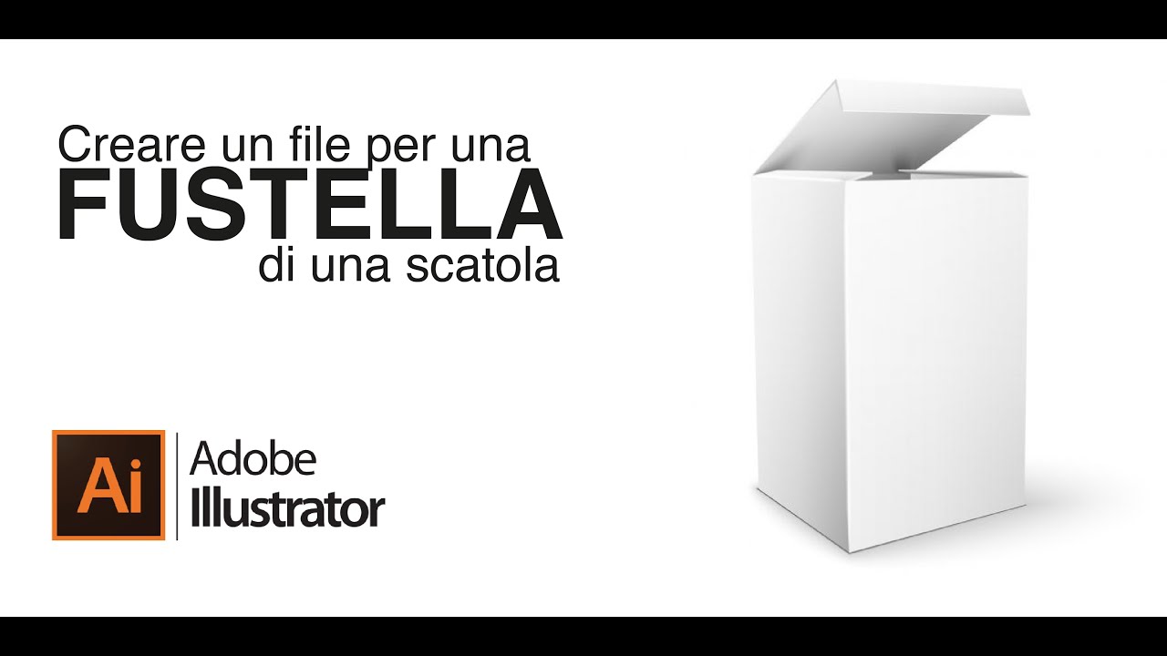 Illustrator  Realizzazione file per fustella packaging