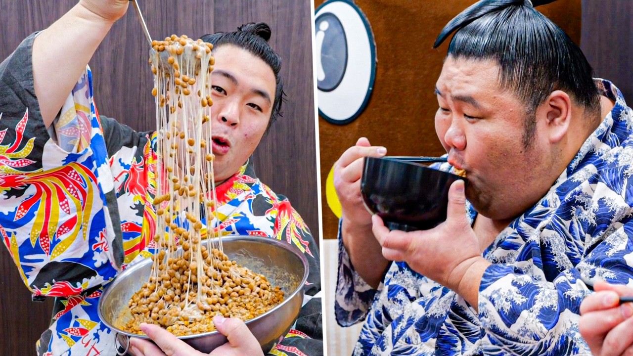 Нatto Перегруз! 100 Порций?! Безумный Обед Борцов Сумо🥢🍚🫘