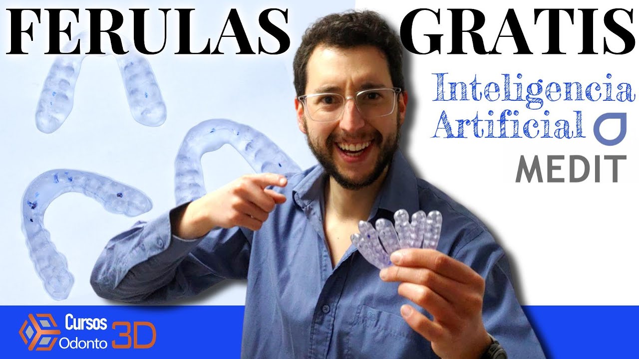 🤯 Diseña Férulas oclusales digitales GRATIS con Medit Splint │ Inteligencia Artificial dental.