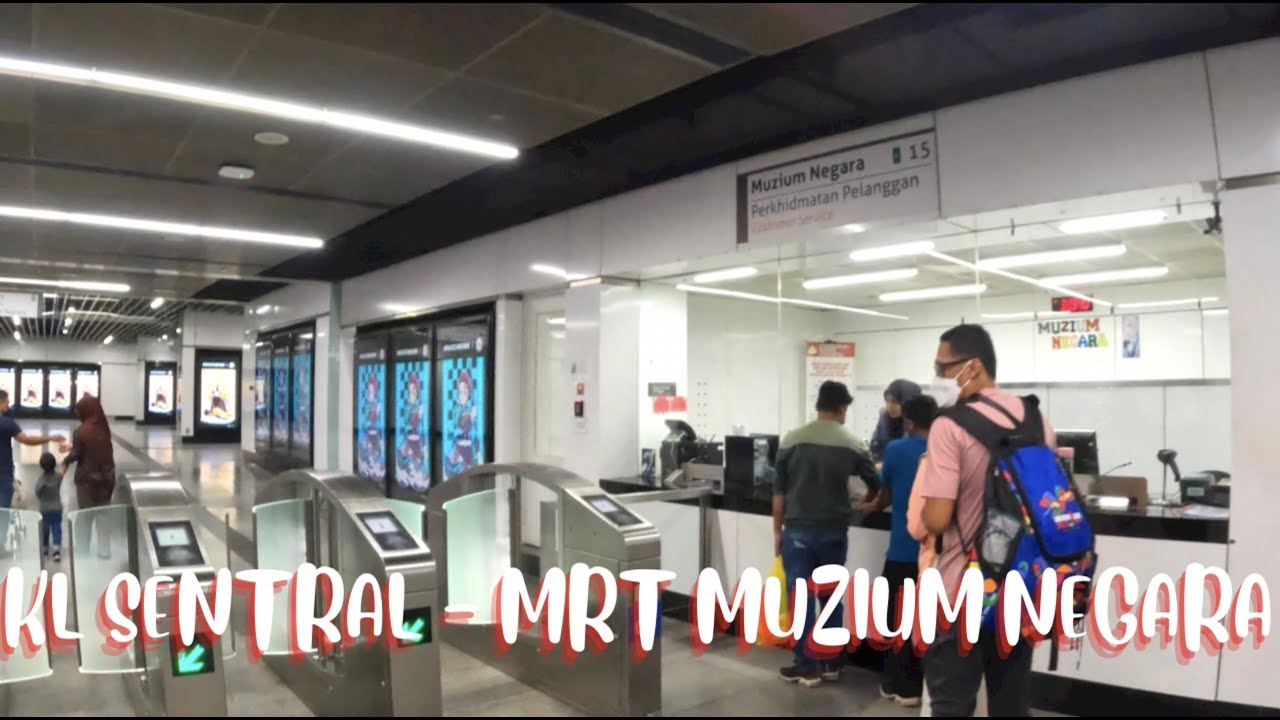 🇲🇾 WALKING FROM MAIN ENTERANCE KL SENTRAL TO MRT MUZIUM NEGARA