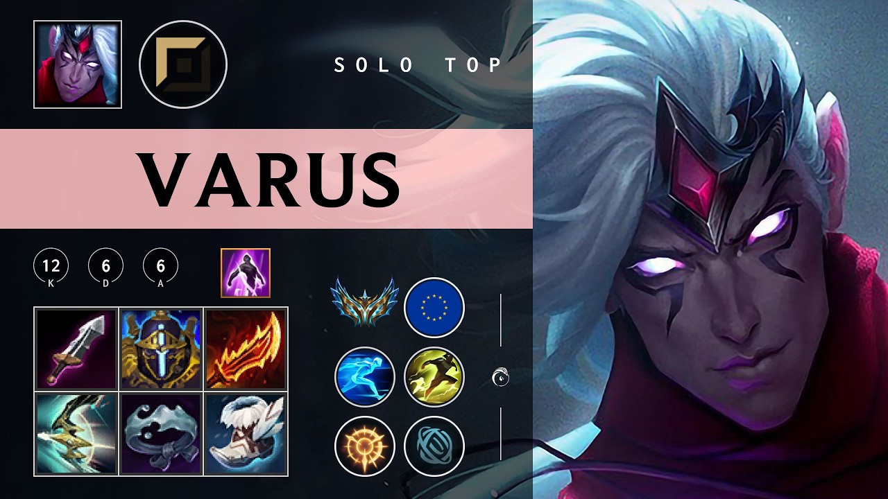 Varus Top vs Nasus - EUW Challenger Patch 26.05