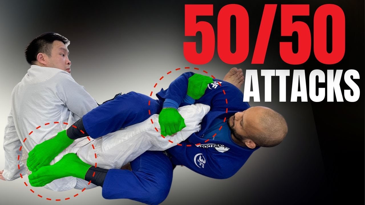 3 Essencial ATTACKS To Mastery Your 50/50 GUARD | MUST KNOW |