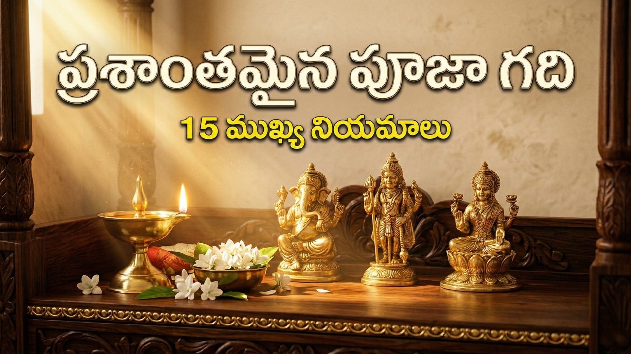 మీ పూజా గదిలో ఉండాల్సినవి, కచ్చితంగా తీసేయాల్సినవి ఇవే (15 నియమాలు) | 15 Practical Pooja Room Rules