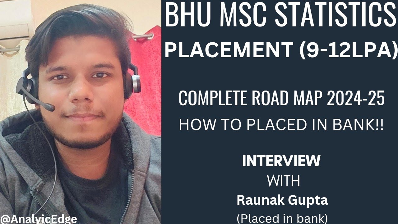 Bhu MSc statistics placement interview || bhu statistics placements || Bhu placement details #bhu