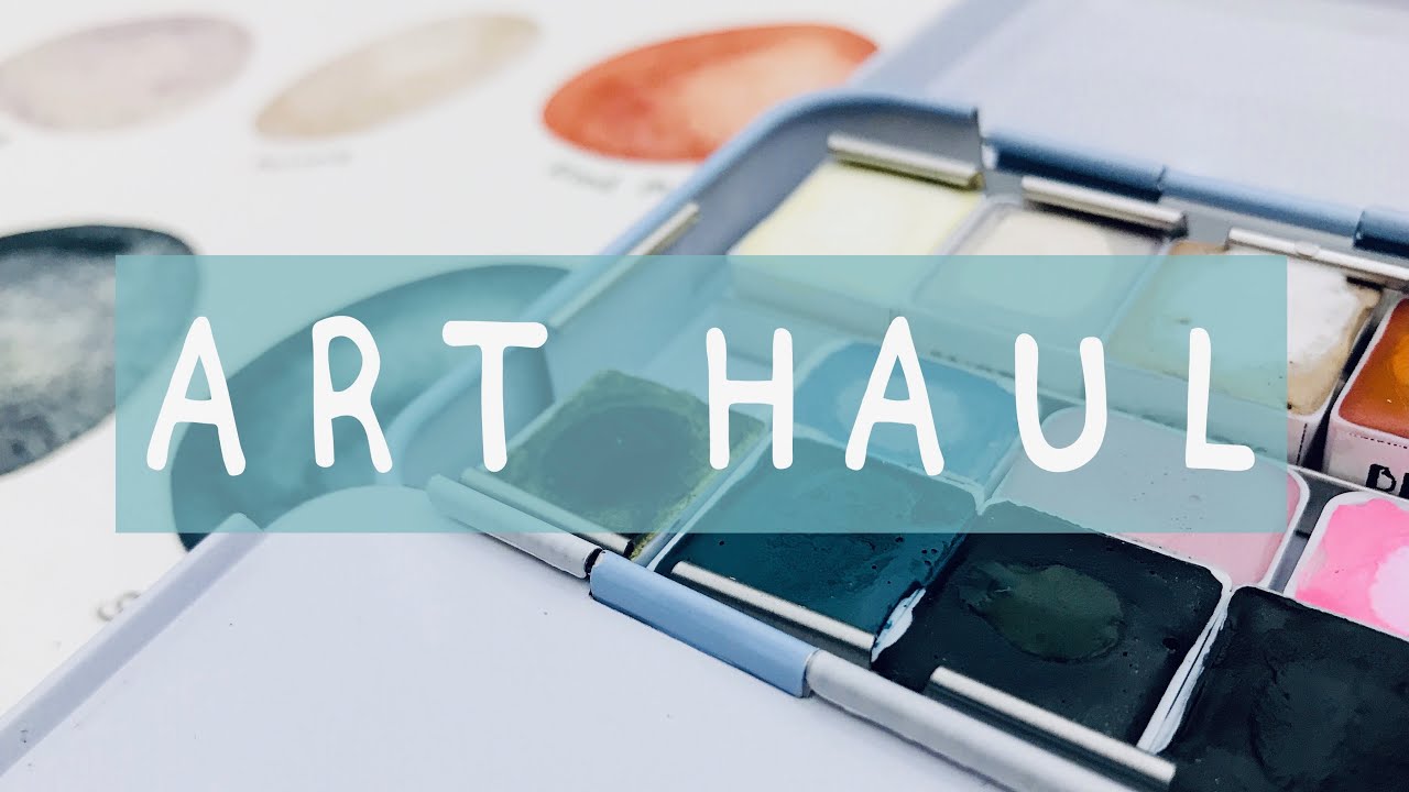 ART HAUL TO CELEBRATE 1 MILLION VIEWS ON MY CHANNEL! 🎨📦🎉