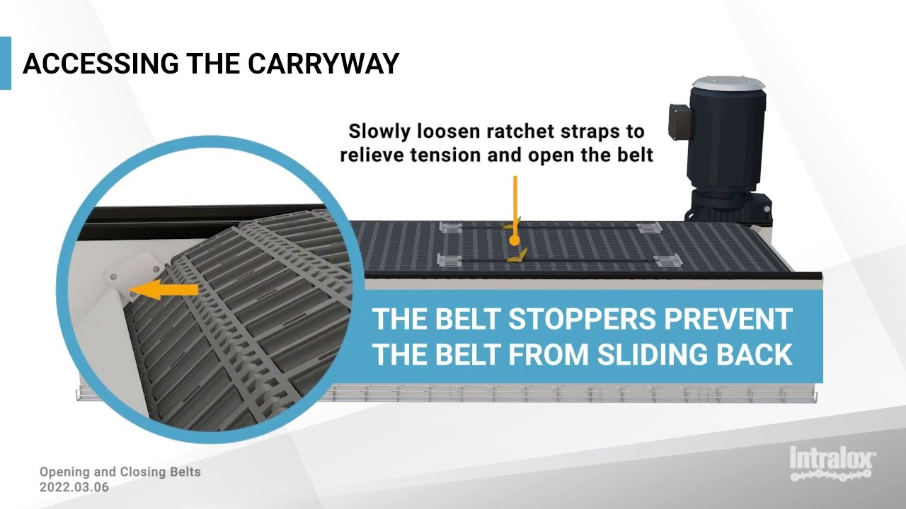 S7000 Opening and Closing the Belt (S7000 Maintenance)