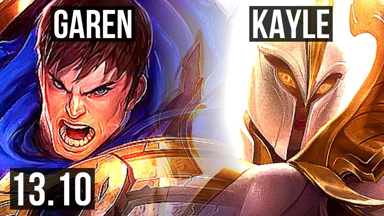 GAREN vs KAYLE (TOP) | 5/0/4, 400+ games | KR Master | 13.10