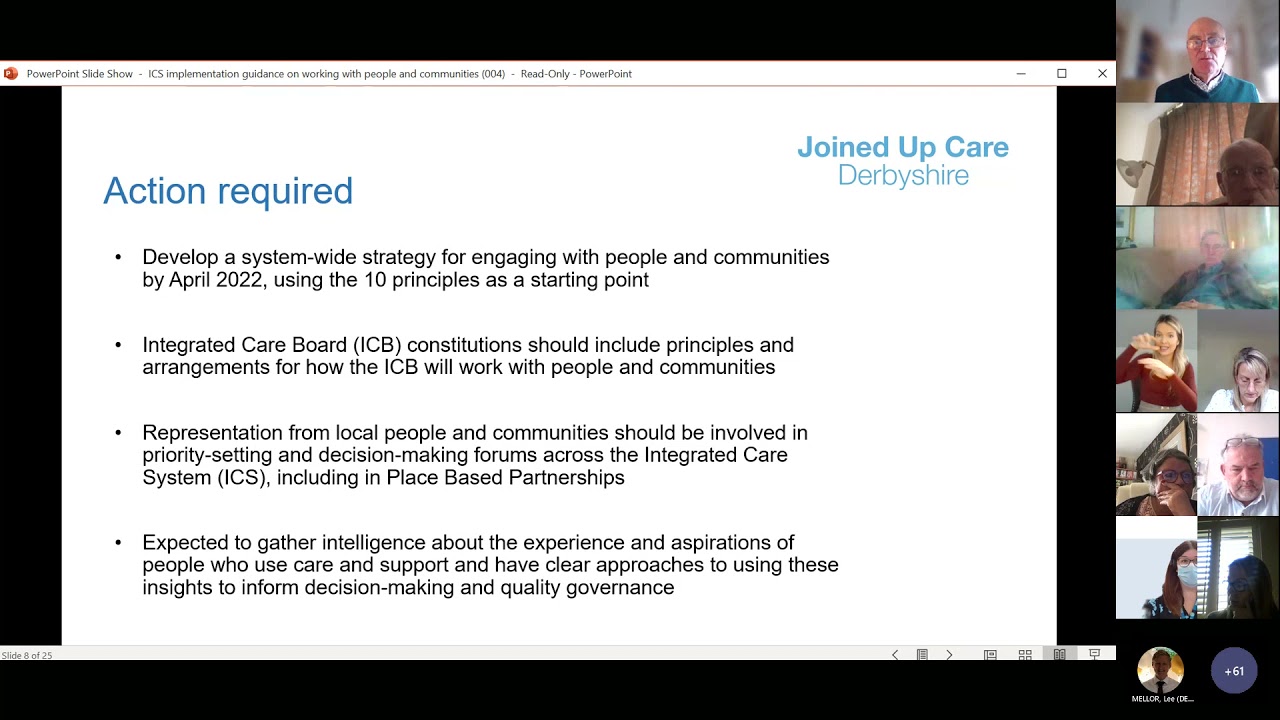 Derbyshire's Integrated Care System plans to involve citizens in shaping health & care priorities