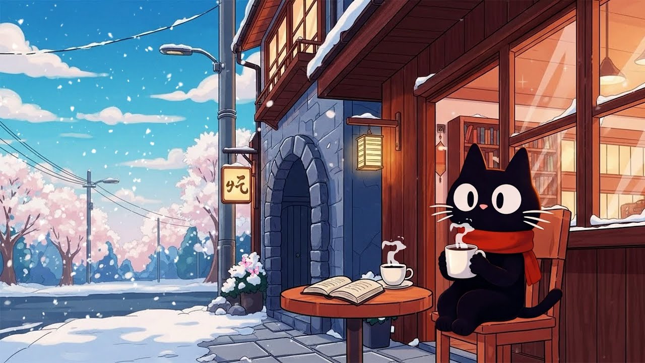 Sipping Coffee in the Snow ☕❄️ Chill Lofi for Cozy Days
