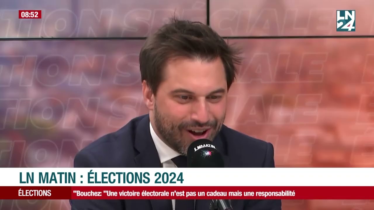 G.L Bouchez réagit à l'annonce des bons scores du MR  : 