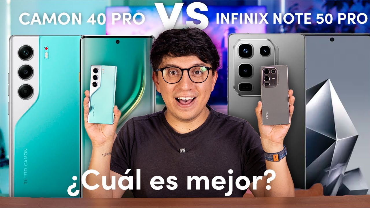 Infinix Note 50 Pro vs Tecno Camon 40 Pro: El mejor calidad precio