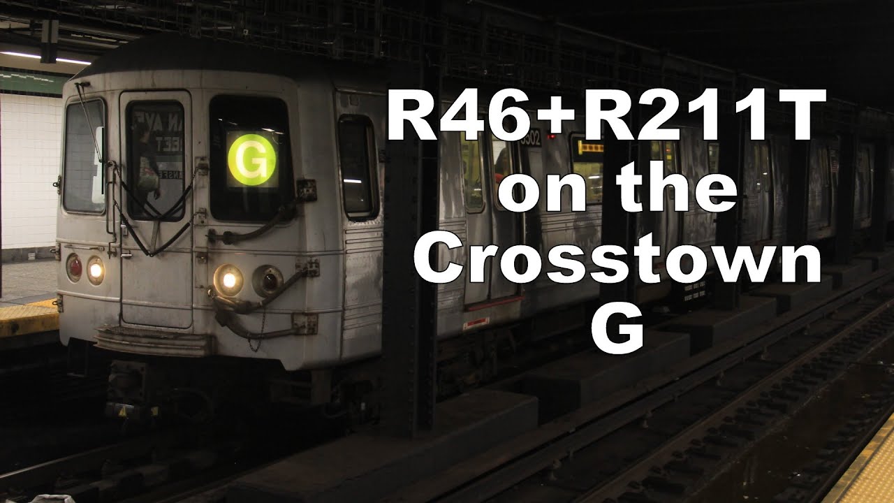 R46 and R211T action on the MTA Crosstown (G)