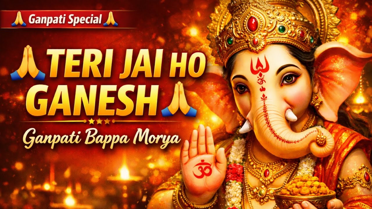 🙏 Teri Jai Ho Ganesh 🙏 | Ganesh Ji Ka Bhajan | Ganpati Bappa Morya | New Ganesh Song 2026 | Viral
