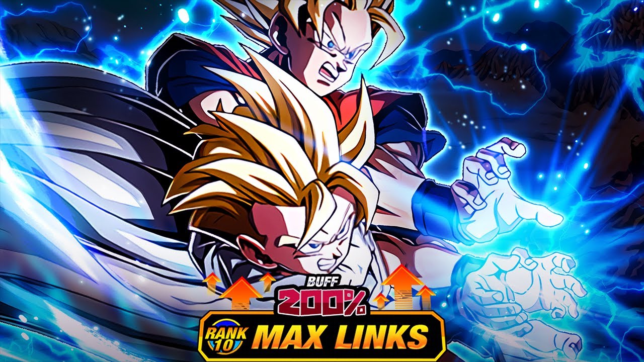 UNBELIEVABLE!!! LEVEL 10 LINKS 100% RAINBOW STAR LR SSJ GOKU & SSJ GOHAN! (DBZ: Dokkan Battle)