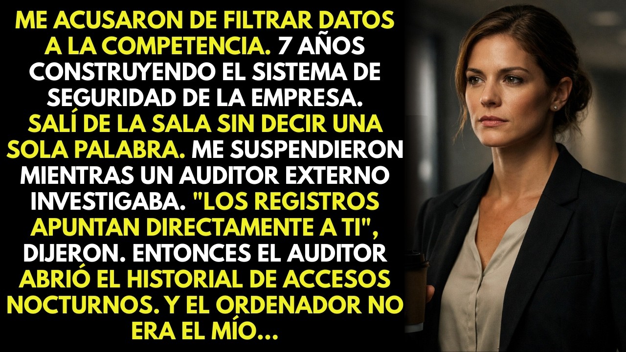 Mi jefa me acusó de filtrar datos a la competencia… hasta que el auditor externo encontró quién...