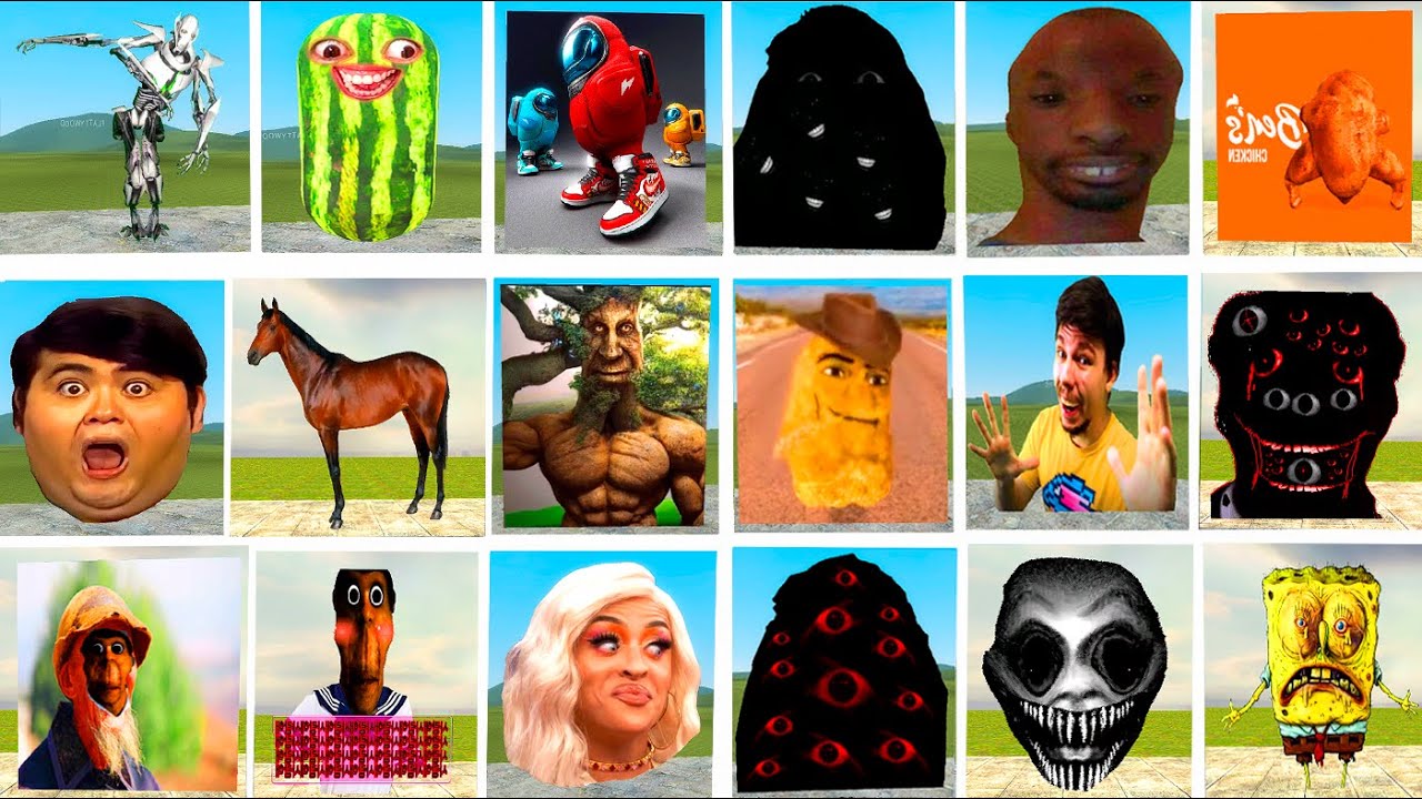 RANDOM OF ALL THE NEXBOTS #10 \Nextbots\ Gmod! Garry's Mod!