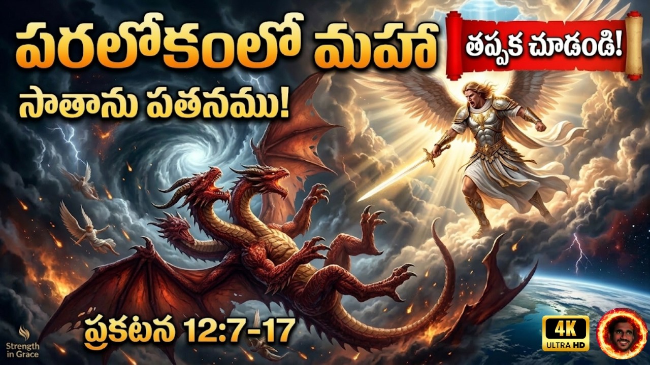 ఆకాశంలో మహా యుద్ధం! సాతాను భూమిపైకి పడిపోయాడు | Revelation 12 Explained | Day 24