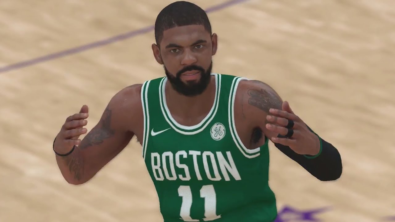 NBA 2K18 Gameplay Kyrie Celtics! Kobe Bryant Kevin Garnett Commentary!