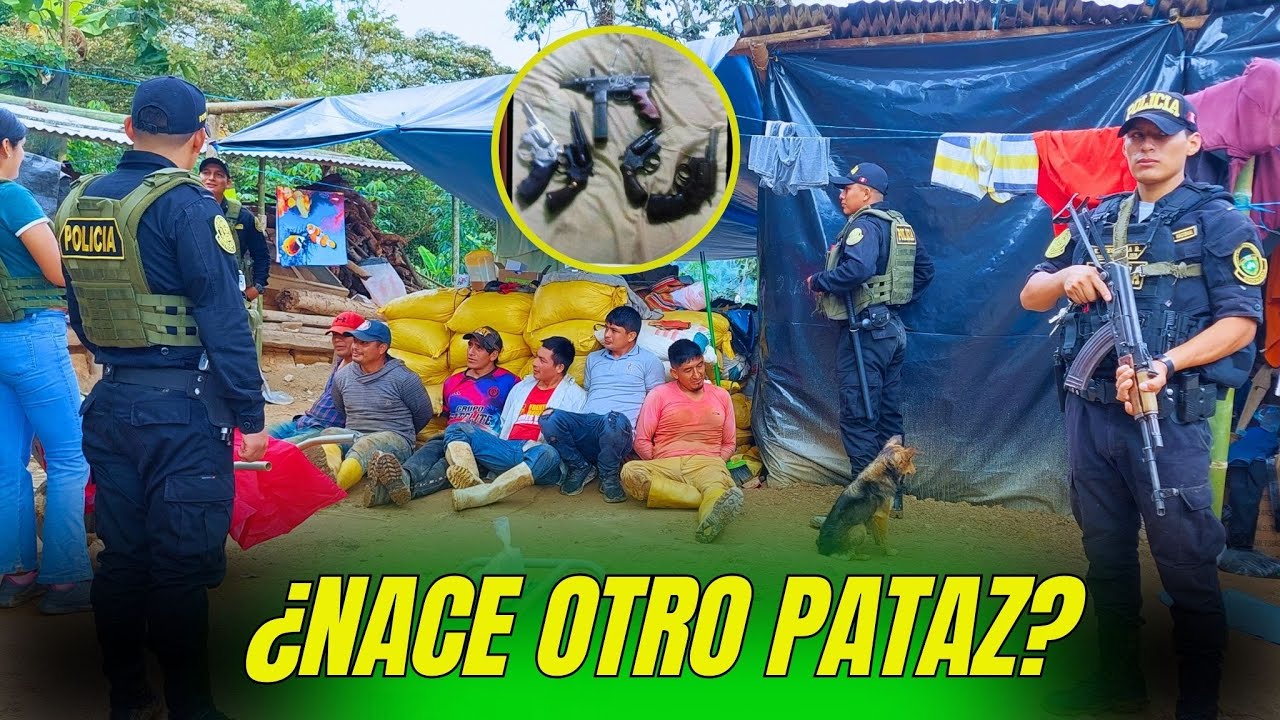 ¿OTRO PATAZ? Policía interviene zona minera en FRONTERA con Ecuador/SOCAVONES SE INCREMENTAN