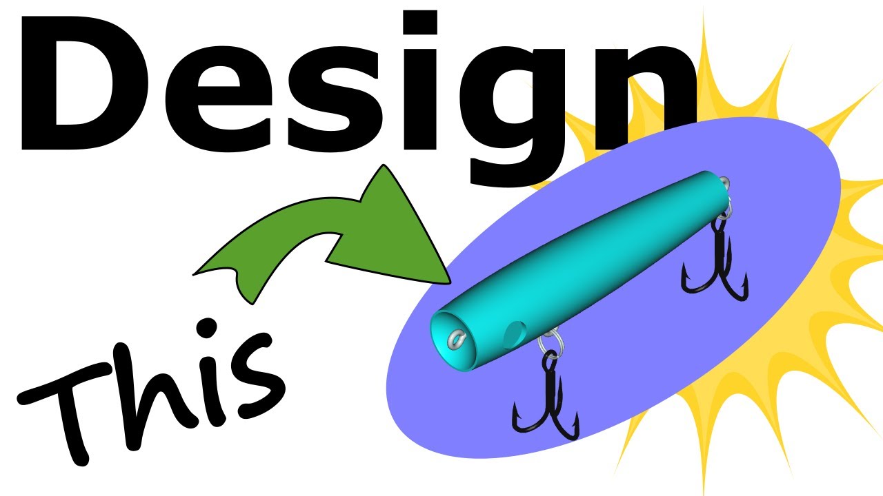Make your first fishing lure in FreeCAD