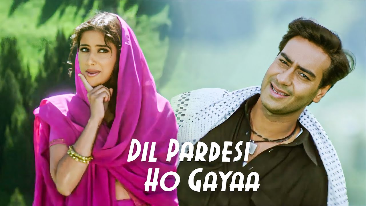 Dil Pardesi Ho Gaya | Kachche Dhaage | Lata Mangeshkar | Kumar Sanu | Ajay Devgn | Manisha Koirala