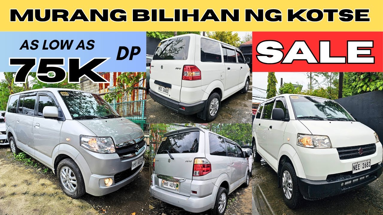BILIHAN NG PINAKAMURANG SUZUKI APV GLX UP TO 50% OFF (PICK-UP, SUV, VAN) | CHEAPEST REPO CARS 2025