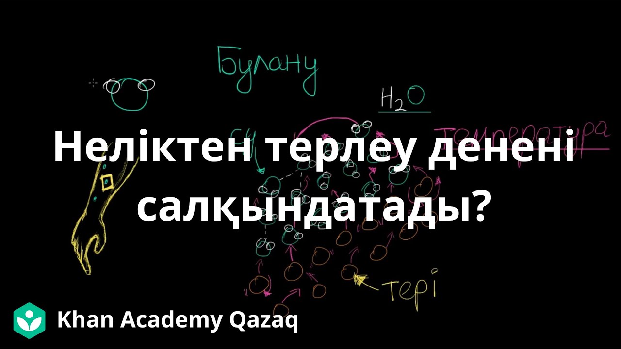 Неліктен терлеу денені салқындатады | Қазақ Хан Академиясы