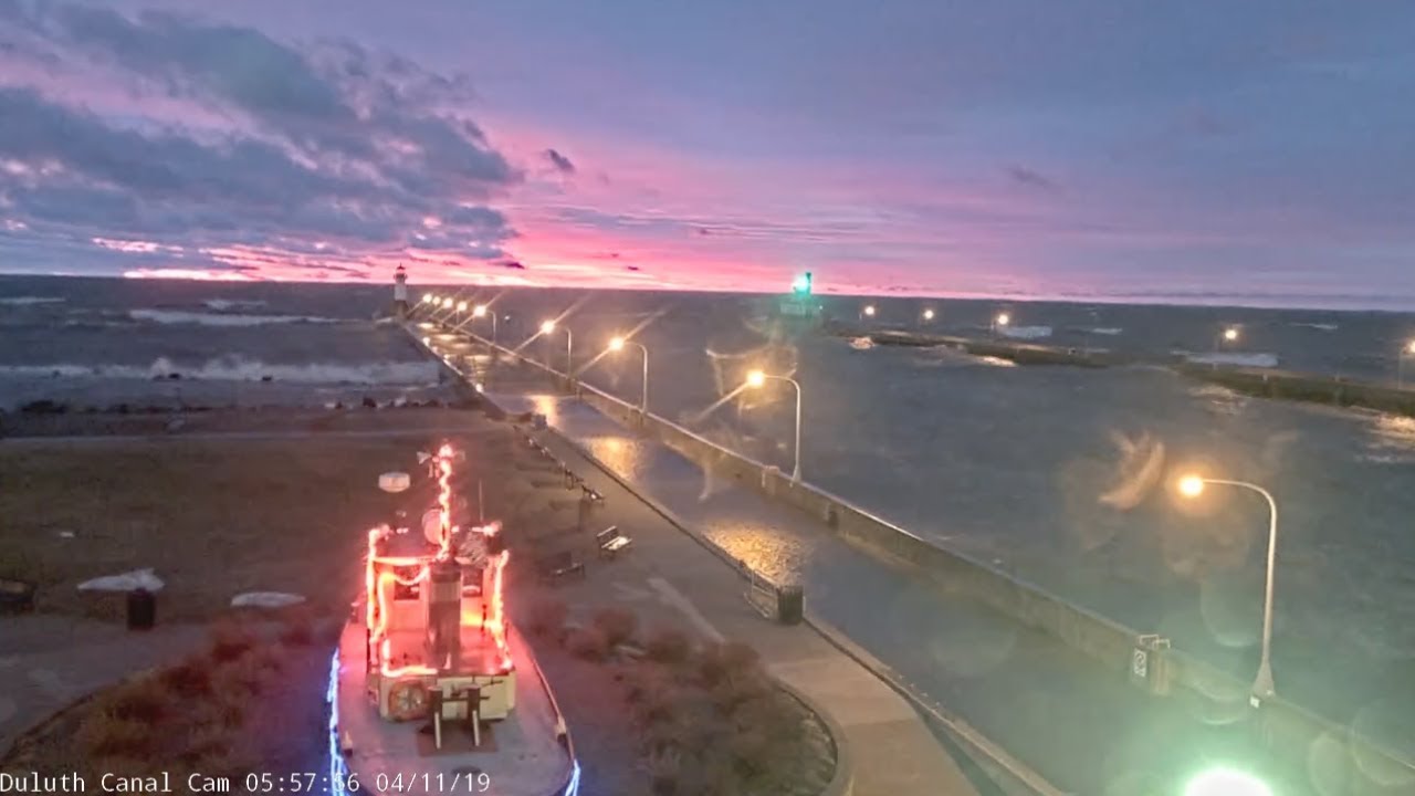 Wild Times in Canal Park - Noreaster 04/11/2019