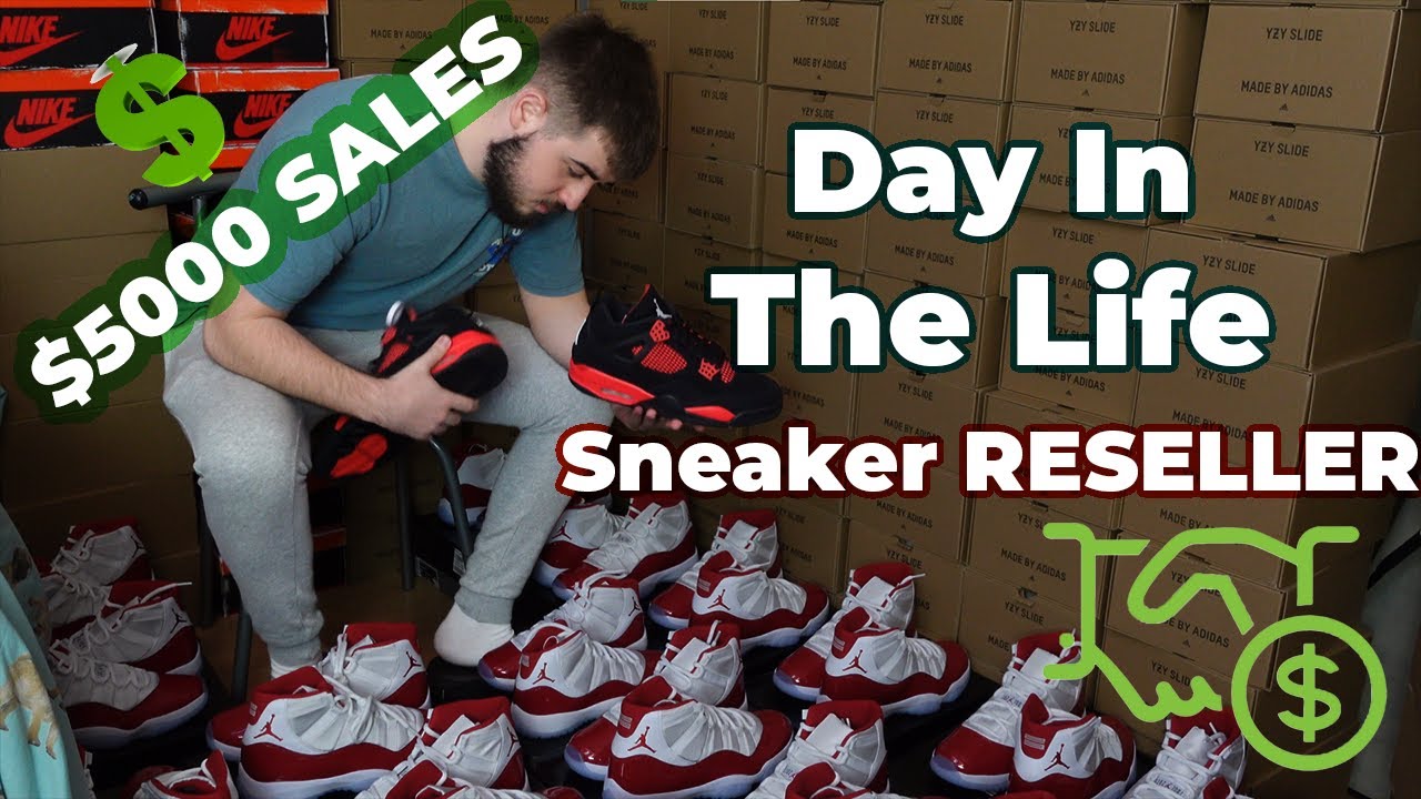 $5000 SNEAKER SALES (Day In The Life FULL Time Sneaker RESELLER)