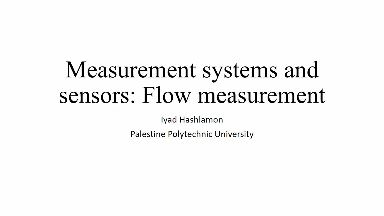 Flow measurement