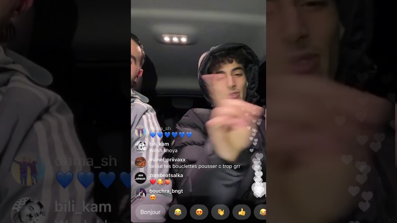Moha K nous fait un live en directe décembre 2020