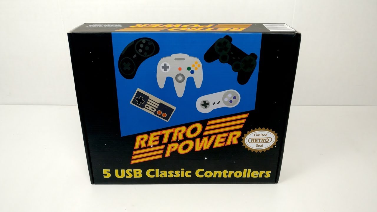 5 USB Classic Controller Bundle Pre Release Review Works With RetroPie Windows Or Mac